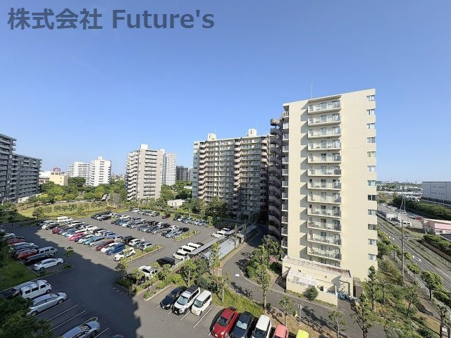 パークフィールドみさとテラ・ウエスト2街区2号館の展望|バルコニーからの眺めです