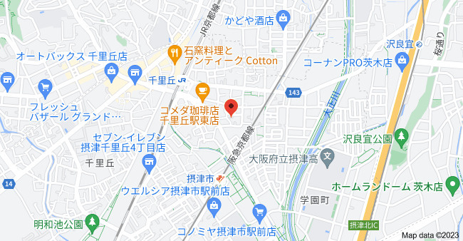 千里丘ハイツの地図