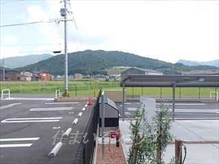 広島市安佐北区上深川町のアパートの展望|募集のお部屋（104号室）からの眺望です！