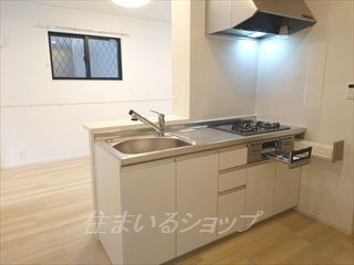広島市安佐北区上深川町のアパートのキッチン