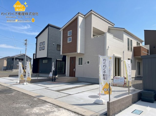 焼津市石津の前面道路含む現地写真|1号棟（2026年6月16日撮影）