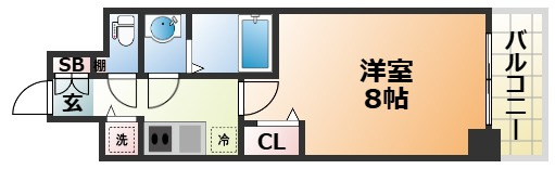 スワンズシティ神戸湊川の間取り