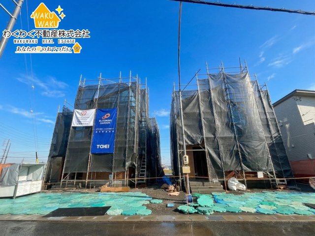 焼津市石津の外観|1号棟（2026年3月下旬撮影）