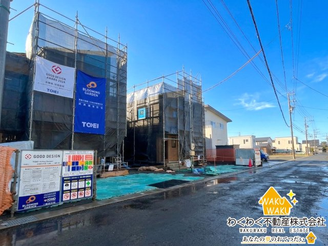 焼津市石津の外観|1号棟（2026年3月下旬撮影）