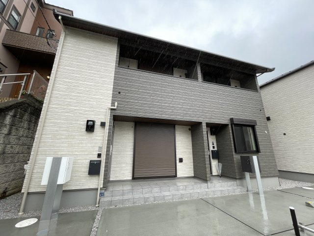 町田市能ヶ谷５丁目のアパートの外観パース