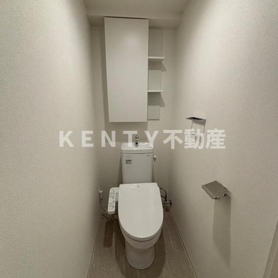 【トイレ】 | パークアクシス品川天王洲アイル | 落ち着いた色調のトイレです