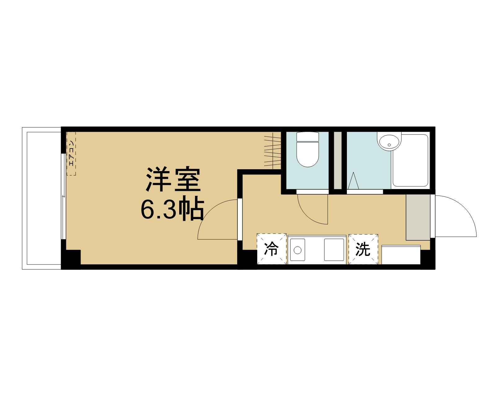 大成マンションの間取り