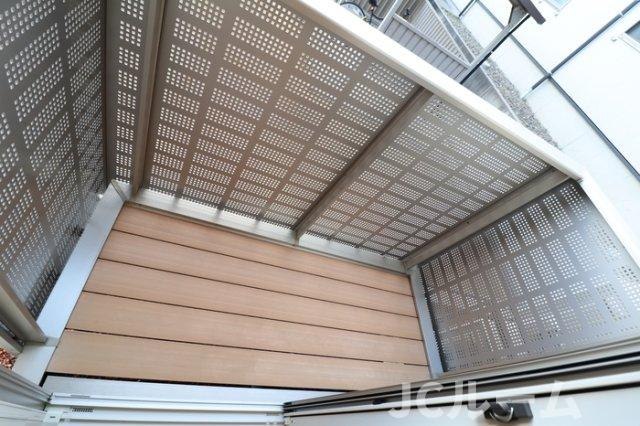 インサイドモートのバルコニー