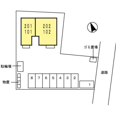 インサイドモートの区画図