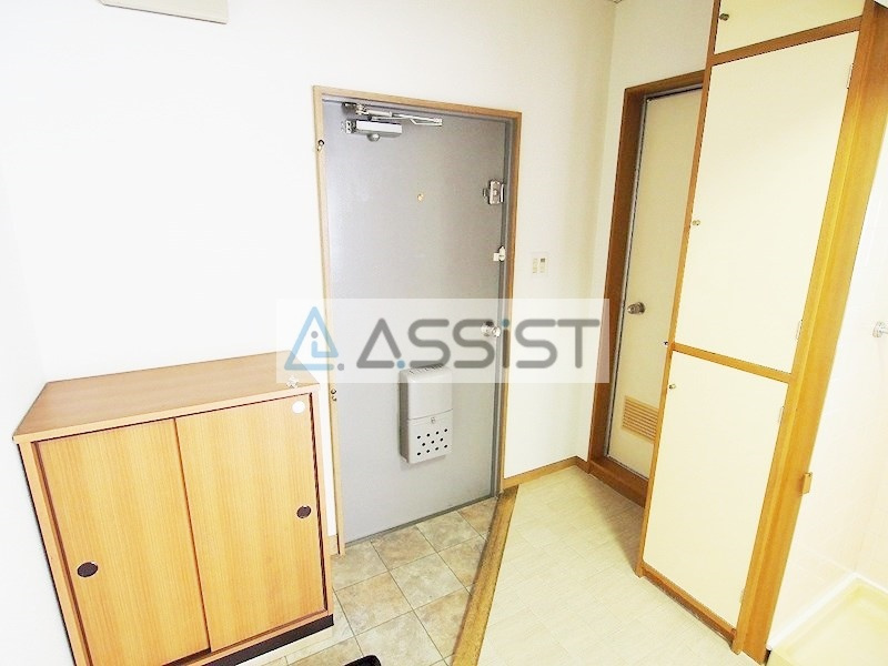 柴田マンションの玄関