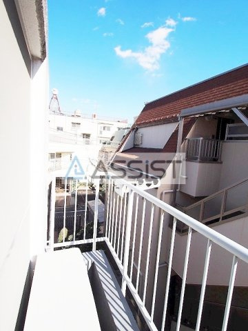 柴田マンションのバルコニー