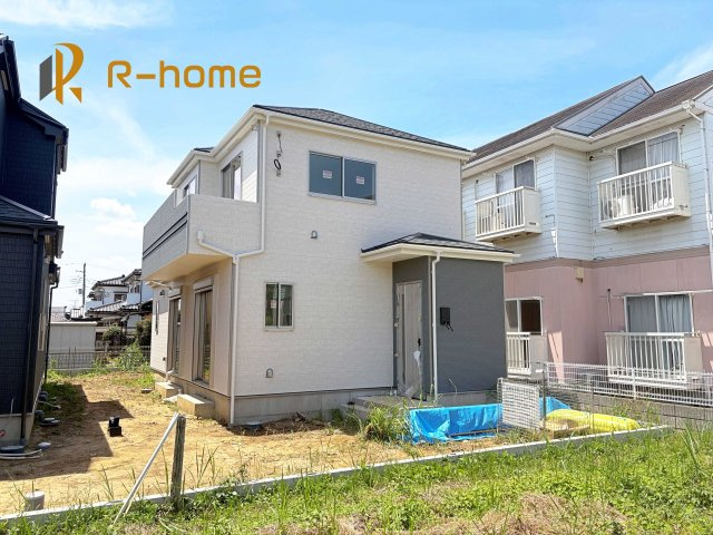 土浦市下高津3丁目　新築戸建て　A号棟の外観|2026年7月完成予定！近隣の同仕様完成物件をご見学いただけます♪
