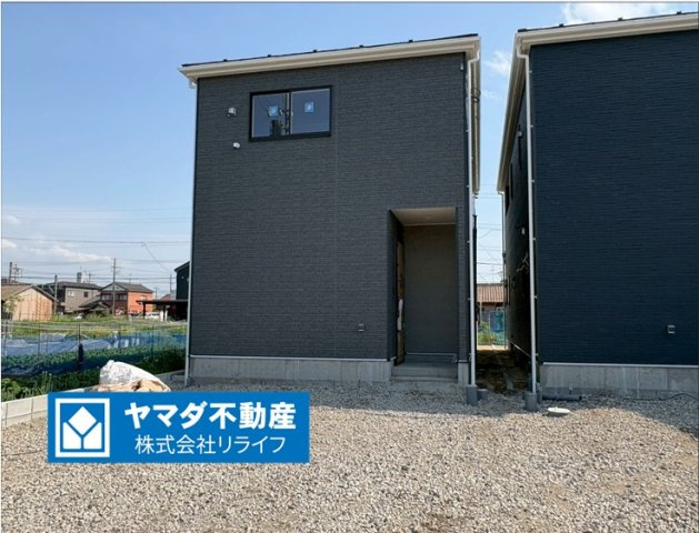クワイエ　各務原市那加宮浦町第１　全２区画分譲の外観|■２号棟
■YAMADA電機の　ヤマダ不動産　株式会社リライフ　岐阜店■
耐震性能・制震性能を備えたおうち！
震度７の揺れに鍛えられた、建築基準法の1.5倍の壁量と制振装置（SAFE365）を完備