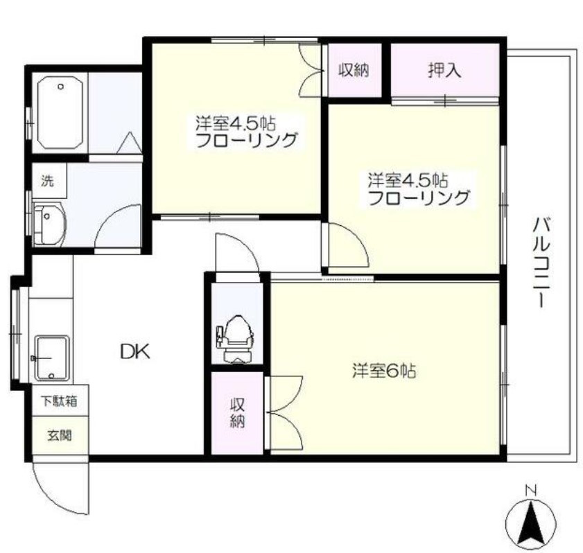 シティリベラルの間取り