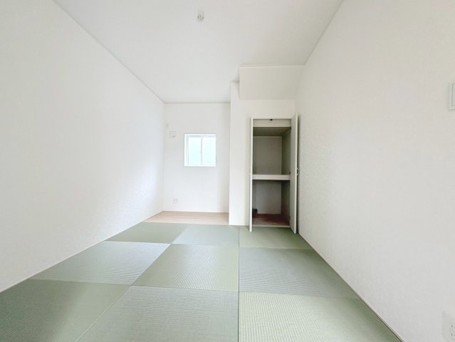 【商談中】クワイエ　岐阜市六条大溝第４　全3区画分譲の和室|一室あると便利な和室は、ご来客時はもちろん、お子様のお昼寝や遊び場、寝室としてもご利用いただけます。
日本の良き文化を引き継ぐ、色々な用途で使える、癒しの空間です。