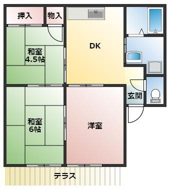 【間取り】 | プリシェールOKA