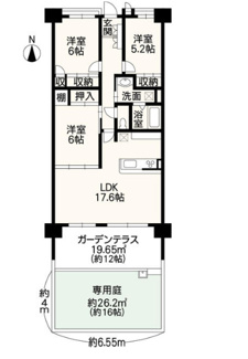 【間取り】 | ハウベストマンション帯山3番館