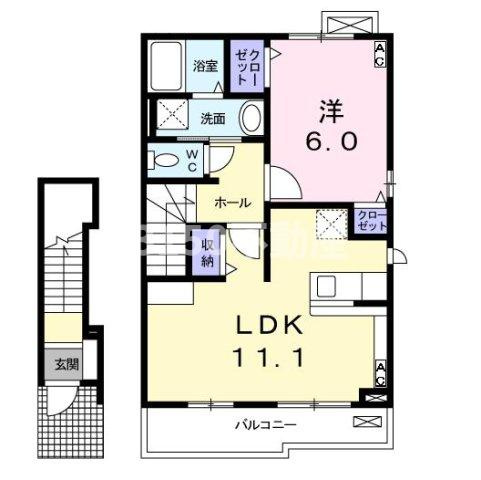 クレールⅡの間取り
