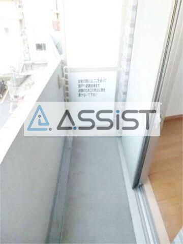 スカイコート目黒壱番館のバルコニー