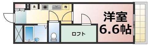 【間取り】 | プロスパーコート鶴橋　仲介手数料無料