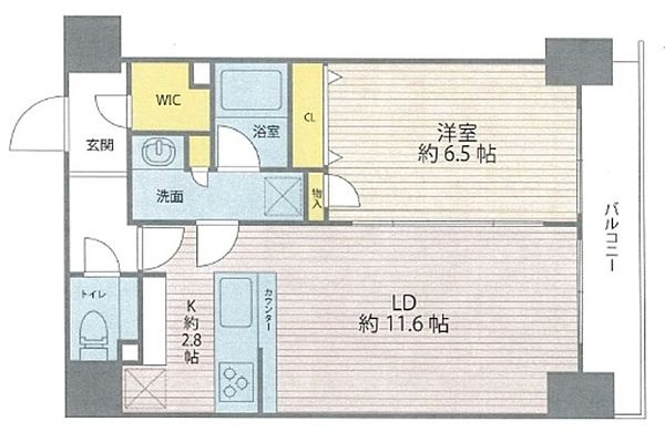 ブレシア銀座イーストの間取り
