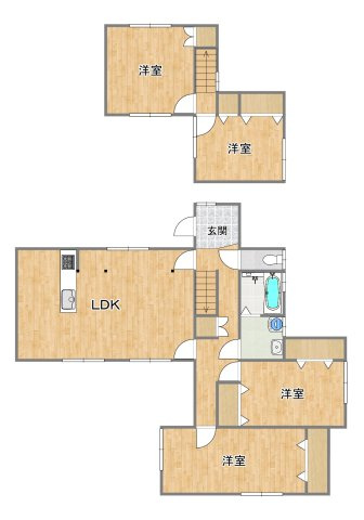穂積町の間取り