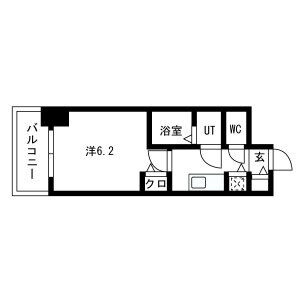 プレサンス高津公園ディオの間取り