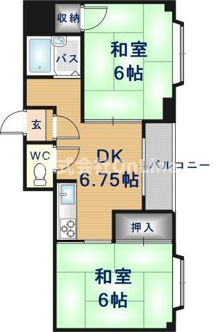 第3タナックマンションの間取り