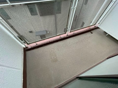 芦屋第一コーポラスのバルコニー