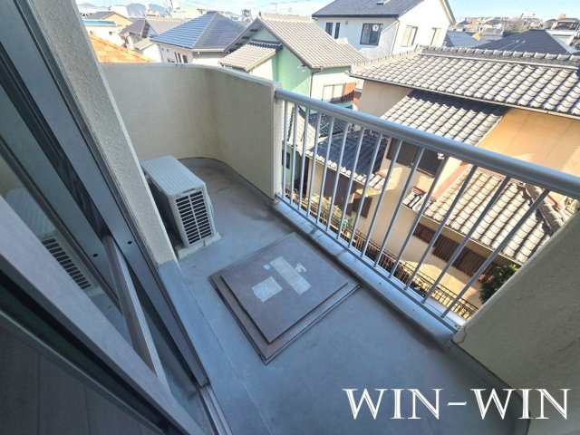 サンハイツ中浜のバルコニー|イメージ（同建物内別部屋の写真です）