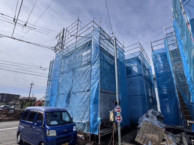 市川市大野町３丁目新築戸建の外観|J号棟外観・4月12日撮影
