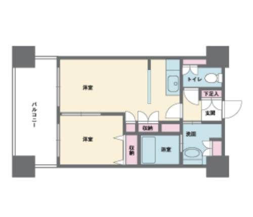 ＨＦ西新宿レジデンスＷＥＳＴの間取り