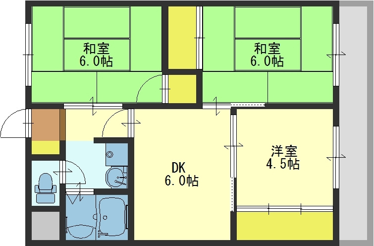 グリーンプラザ御厨の間取り
