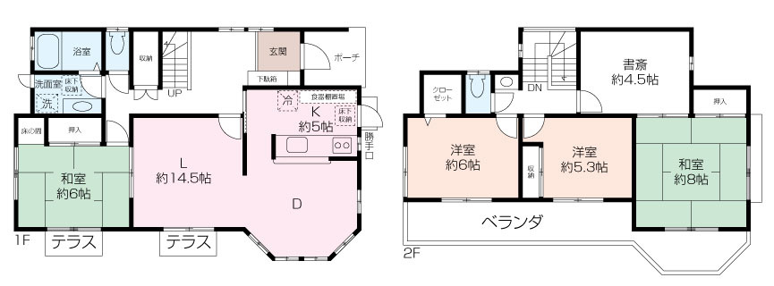 グローイングシティ分譲地内 小網代中古戸建の画像