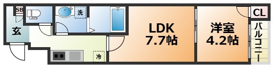 パークス神戸の間取り