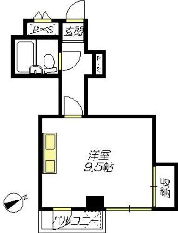 サザンクロス池上の間取り