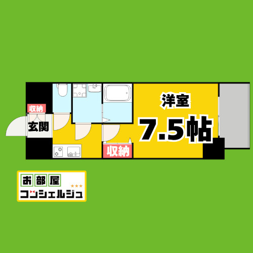 S-RESIDENCE上飯田駅前の間取り