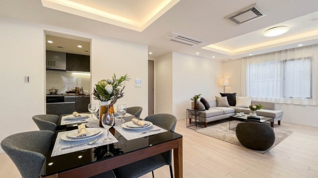 経堂グランドヒルズの居間・リビング|ゆったりとしたリビングです