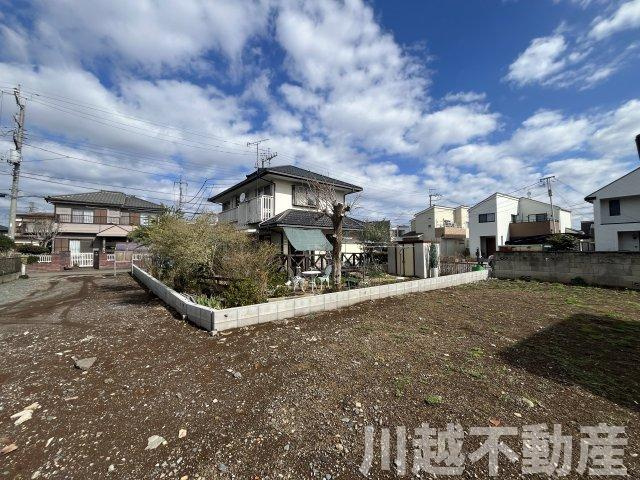 川越市大塚2丁目売地（更地）全2区画の周辺|敷地の中心から北側を望む