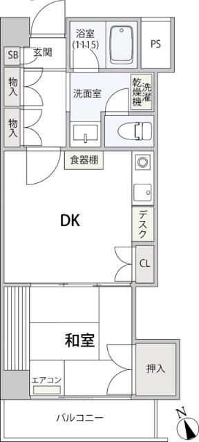 コンフォート文京小石川の間取り