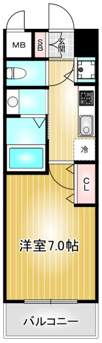 エステムコート名古屋鶴舞シエル|名古屋市の賃貸ならMy賃貸の間取り|エステムコート名古屋鶴舞シエル
