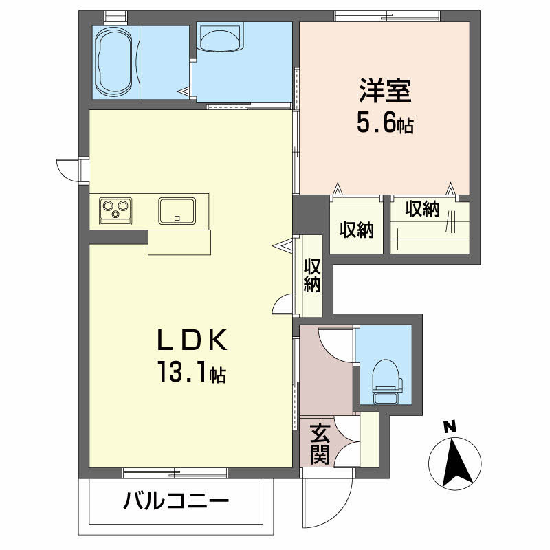 シャーメゾン ルフレの間取り