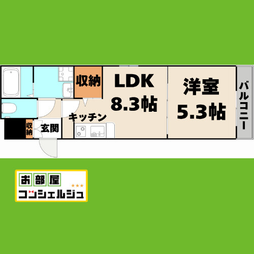 Leciel桜本町の間取り