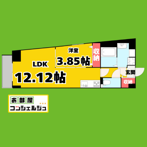 S-FORT熱田花町の間取り