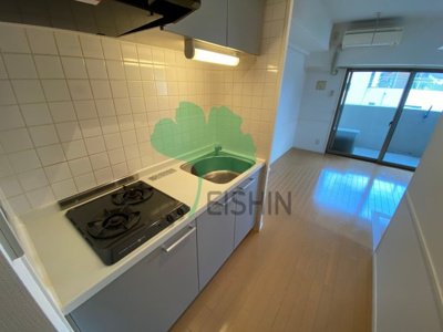 【キッチン】 | シャローム天神北(犬猫飼育可能のペット可マンションです！) | シンプルな清潔感のあるキッチンです！