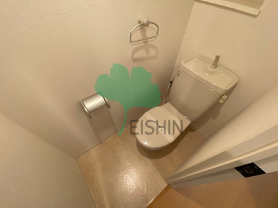 【トイレ】 | シャローム天神北(犬猫飼育可能のペット可マンションです！) | 清潔感のあるトイレです。