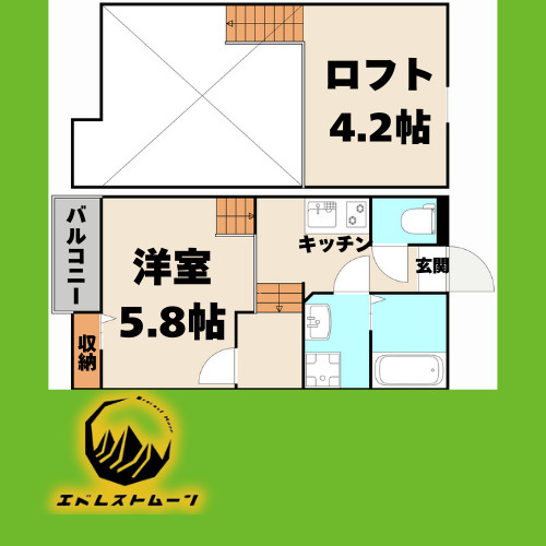 Creo堀田壱番館の間取り