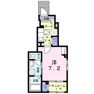 【間取り】 | ネオ・ブライト那珂3 | 使いやすい間取りです。