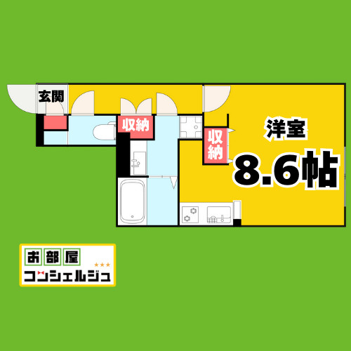 LUORE吹上(ルオーレフキアゲ)の間取り