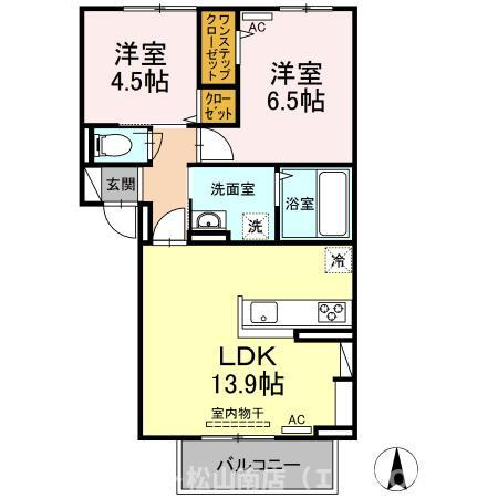 【間取り】 | プレジデント持田　A棟
